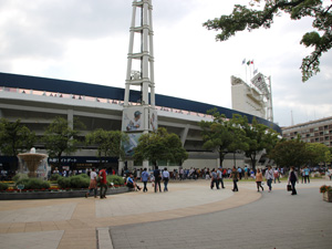 横浜スタジアムで横浜x巨人戦を観戦