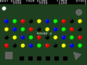 BALL SHOOTING BALL - プチコン4でボール同士の衝突計算