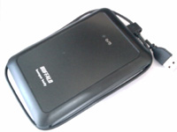 HD-PSG500U2-BK(バッファロー/BUFFALO) USB2.0対応500GB外付けポータブルHDD