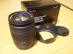 Canon EOS Kiss X7にSIGMA 18-250mm F3.5-6.3 DC MACRO OS装着