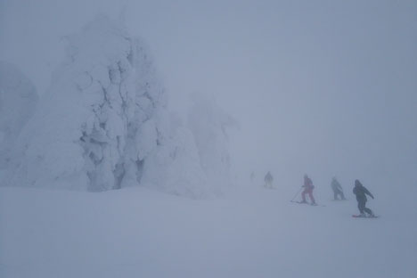 山形蔵王温泉スキー場: ザンゲ坂・樹氷原コース