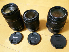 Canon EOS Kiss X7のキットレンズとSIGMA 18-250mm F3.5-6.3 DC MACRO OSを比較