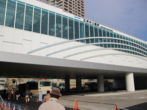 石神井公園駅の北口と南口の新通路開通