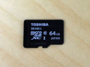 microSDXC(64GB)とカードリーダーの相性