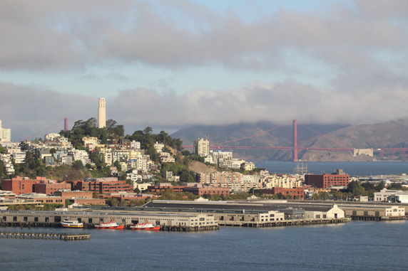 サンフランシスコ旅行: 朝のサンフランシスコ