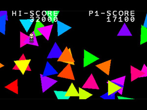 ワンパクと三角 - プチコン4でシンプル「三角渡り」ゲーム