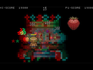 フルーツゲーム3D 赤青メガネ対応版 - プチコン4でアナグリフの立体視
