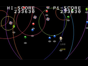 ワンパクとウェーブ - プチコン4で1980年代のパソコン風な雰囲気のゲーム