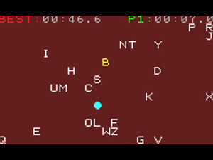 A-TO-Z DASH - プチコン4でテキストベースのシンプルアクションゲーム