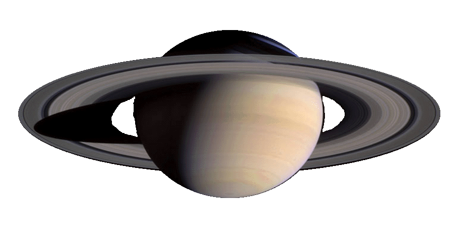 Saturn in transparent GIF image - Photos of the Planets